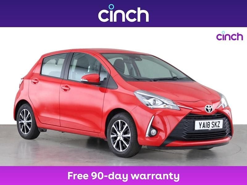 Red Used 2018 Toyota Yaris Hatchback | £9,899 (Fair price) - Image 1/3