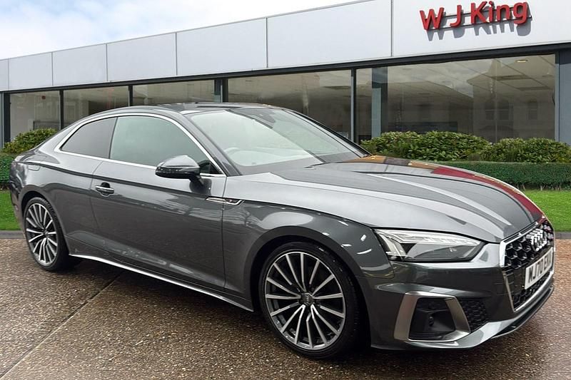 Used Audi A5 S-Line 190 HP (139 kW) 2020 Grey Coupe