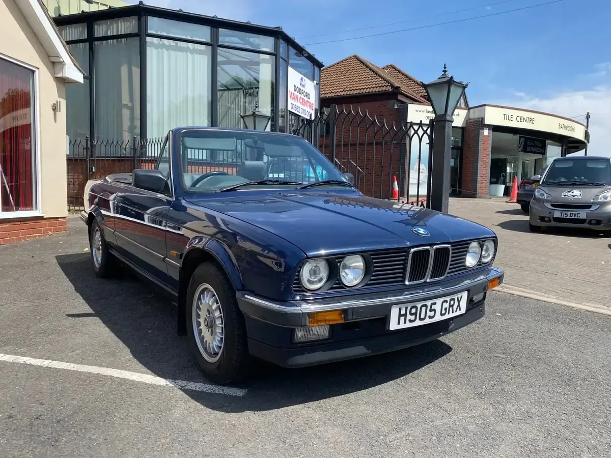 Used BMW 320 Cabriolet Sport Line 1990 Blue Cabriolet