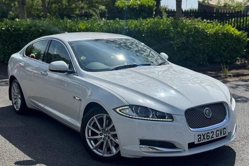 White Used 2012 Jaguar XF Premium Luxury Sedan | £6,795 (Fair price) - Image 1/1