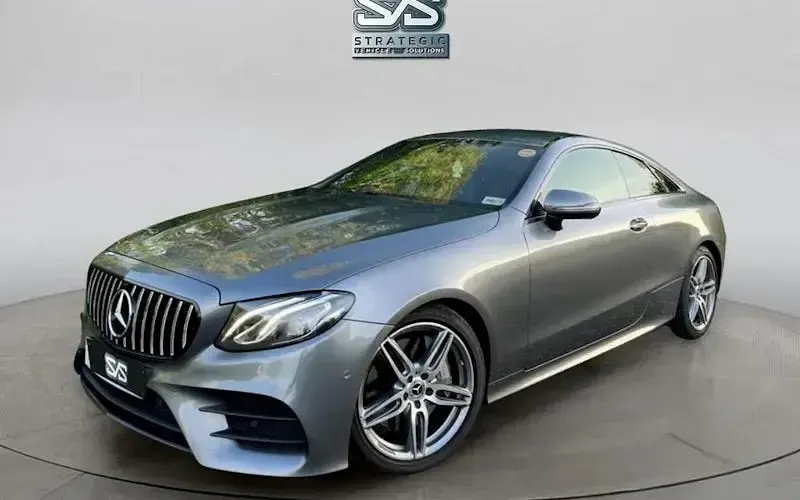 Used Mercedes E350 AMG line 258 HP (189 kW) 2017 Grey Coupe