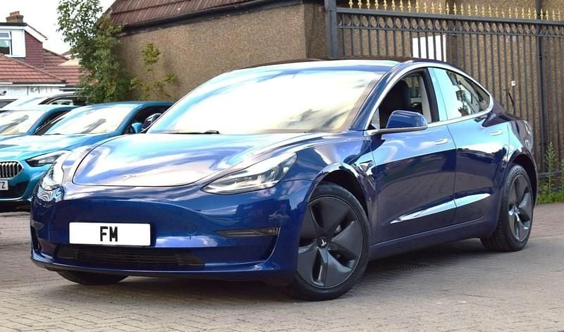 Blue Used 2020 Tesla Model 3 Long Range AWD Sedan | £15,350 (Fair price) - Image 1/3