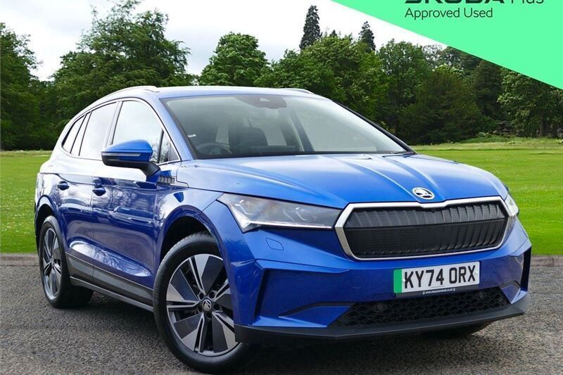 Blue Used 2024 Skoda Enyaq iV SUV | £29,945 (Good price) - Image 1/4