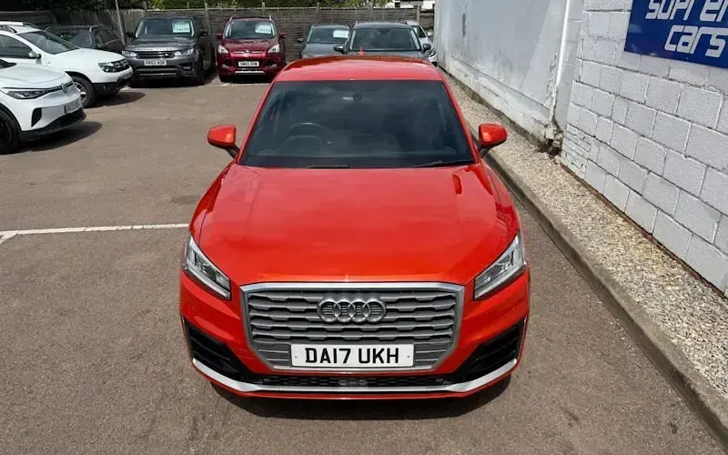 Used Audi Q2 S-Line 116 HP (85 kW) 2017 Orange SUV