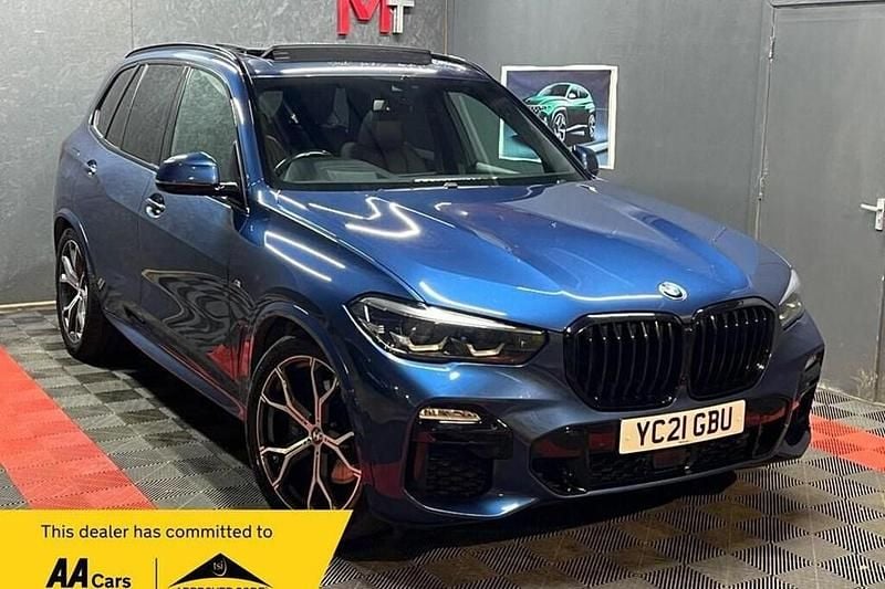 Blue Used 2021 BMW X5 M Sport SUV | £39,990 (Good price) - Image 1/1