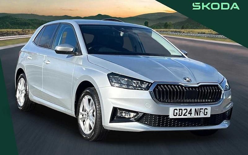 Brilliant silver metallic Used 2024 Skoda Fabia SE L Hatchback | £17,290 (Fair price) - Image 1/4