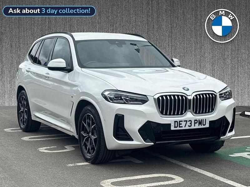White Used 2023 BMW X3 M Sport SUV | £36,899 (Good price) - Image 1/4