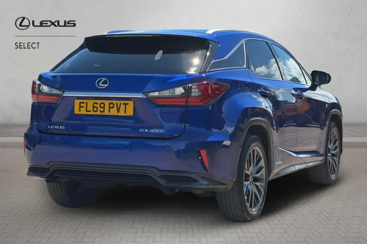 Used Lexus RX450h Sport Line 2019 Blue SUV