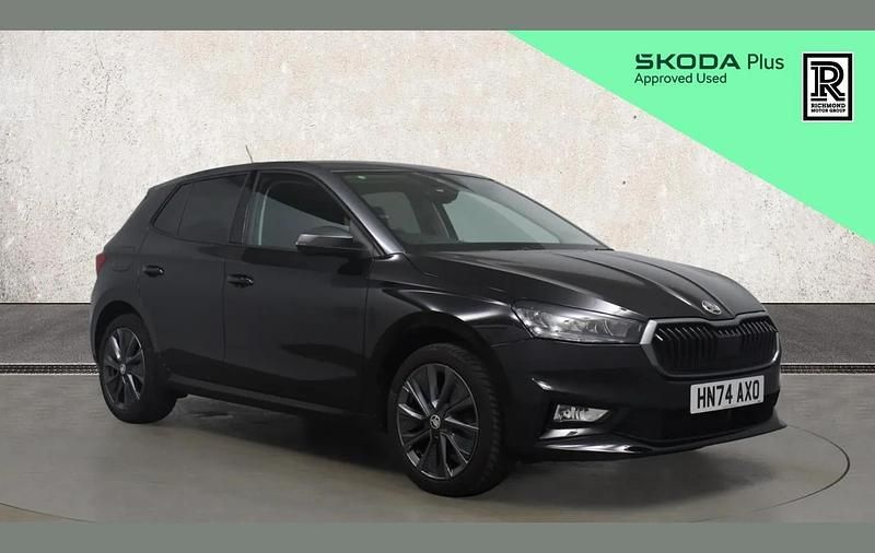 Used Skoda Fabia Colour Edition 116 HP (85 kW) 2024 Black Hatchback
