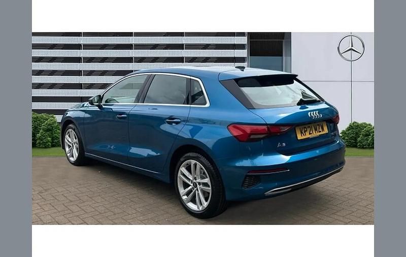 Used Audi A3 Sport 150 HP (110 kW) 2021 Blue Sedan