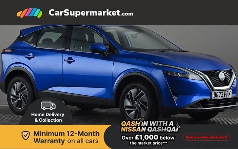 Blue Used 2022 Nissan Qashqai Acenta Premium SUV | £14,097 (Good price) - Image 1/3