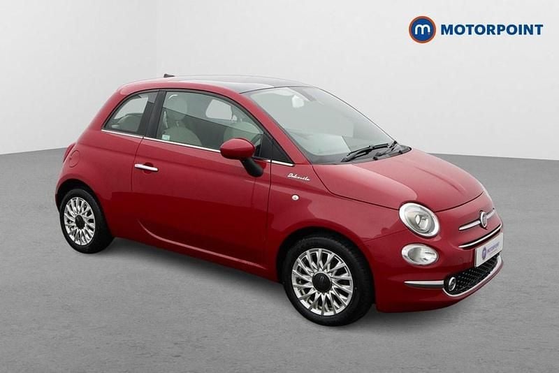 Red Used 2021 Fiat 500 Dolcevita Hatchback | £9,499 (Fair price) - Image 1/4