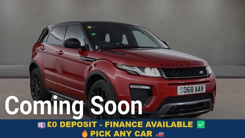 Red Used 2019 Land Rover Range Rover evoque HSE Dynamic Estate | £12,649 (Super price) - Image 1/4