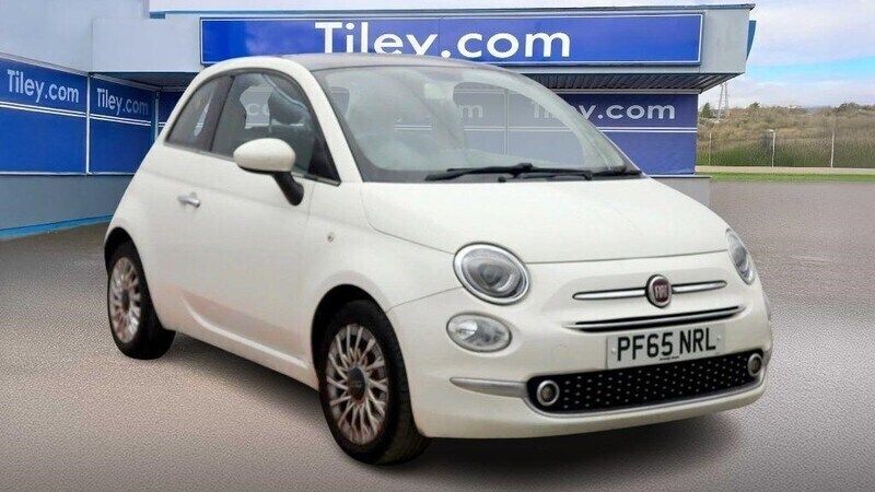 White Used 2015 Fiat 500 Lounge Hatchback | £5,490 (Fair price) - Image 1/2