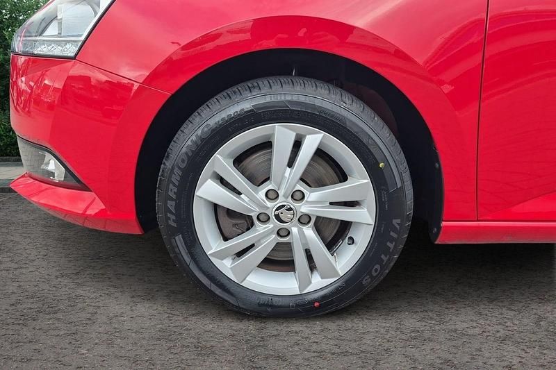 Used Skoda Fabia SE 110 HP (80 kW) 2018 Red Hatchback