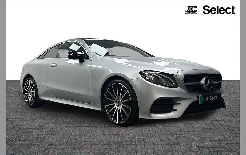 Used Mercedes E300 AMG Line Premium 245 HP (180 kW) 2017 Silver Coupe