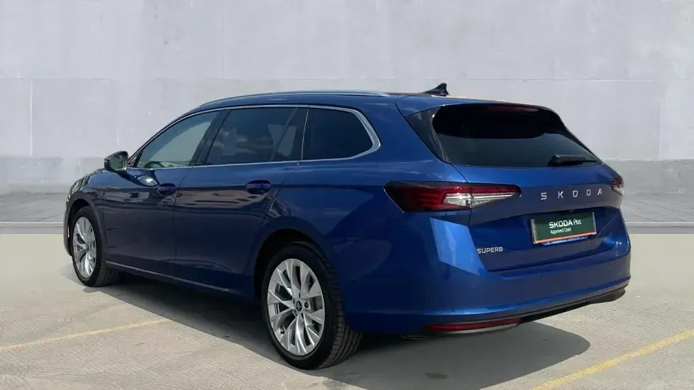 Used Skoda Superb SE L 150 HP (110 kW) 2025 Cobalt blue