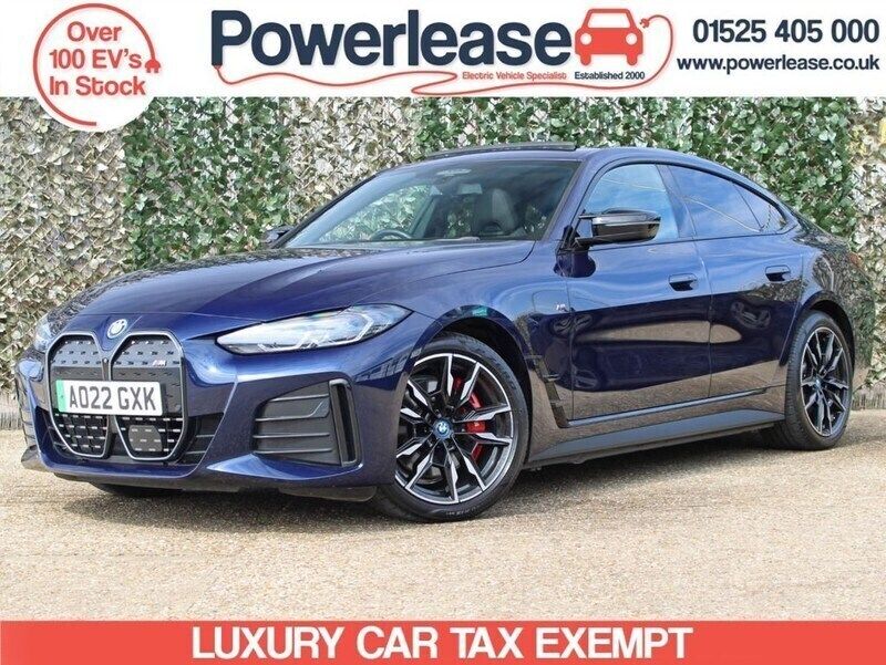 Blue Used 2022 BMW i4 Comfort Edition Sedan | £27,889 (Fair price) - Image 1/4