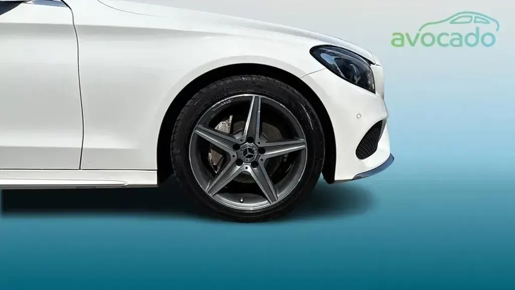 Used Mercedes C220 AMG Line Premium Plus 2017 White Sedan