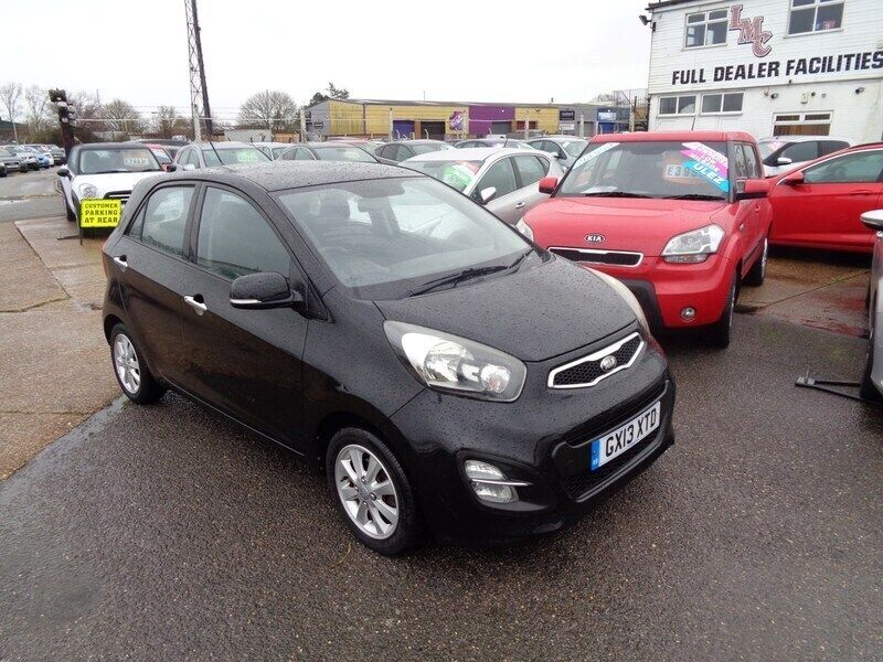 Black Used 2013 Kia Picanto 2 Hatchback | £7,995 (A bit pricey) - Image 1/4