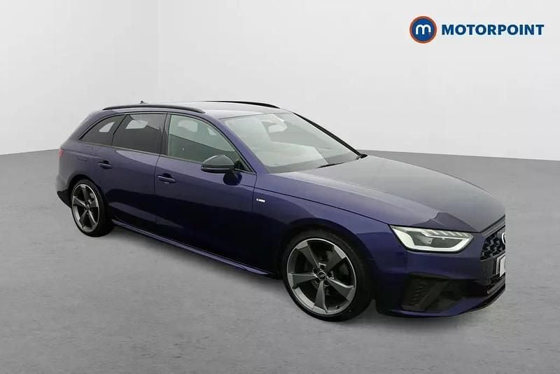 Blue Used 2021 Audi A4 Black Edition Estate | £22,399 (Fair price) - Image 1/4