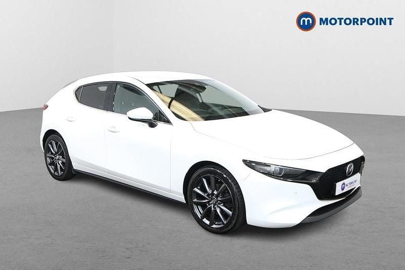 White Used 2022 Mazda 3 Inclusive Hatchback | £17,399 (Fair price) - Image 1/4