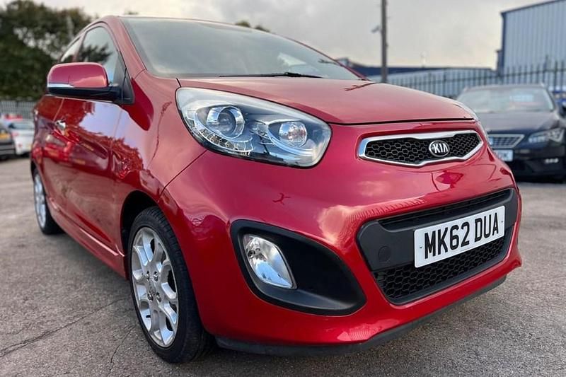 Red Used 2012 Kia Picanto 3 Hatchback | £4,200 (Good price) - Image 1/1