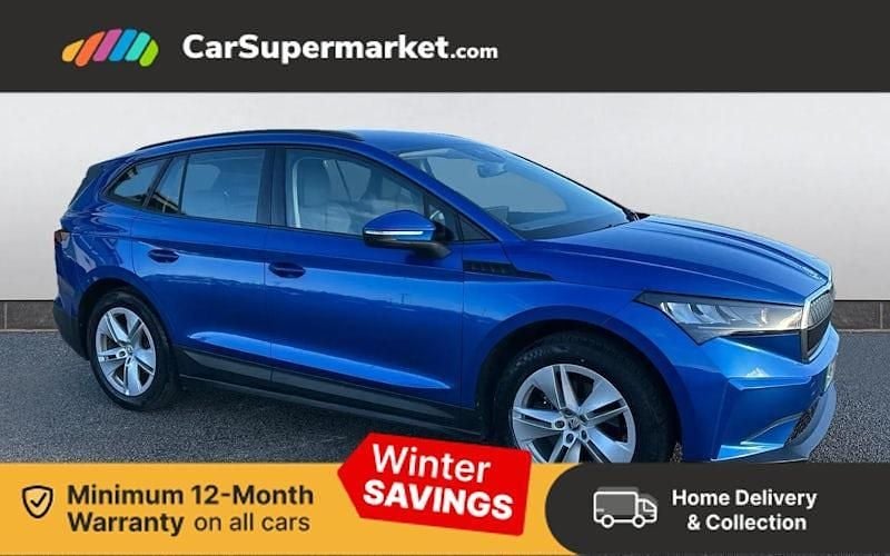 Blue Used 2022 Skoda Enyaq iV ecoSuite SUV | £16,376 (Fair price) - Image 1/3