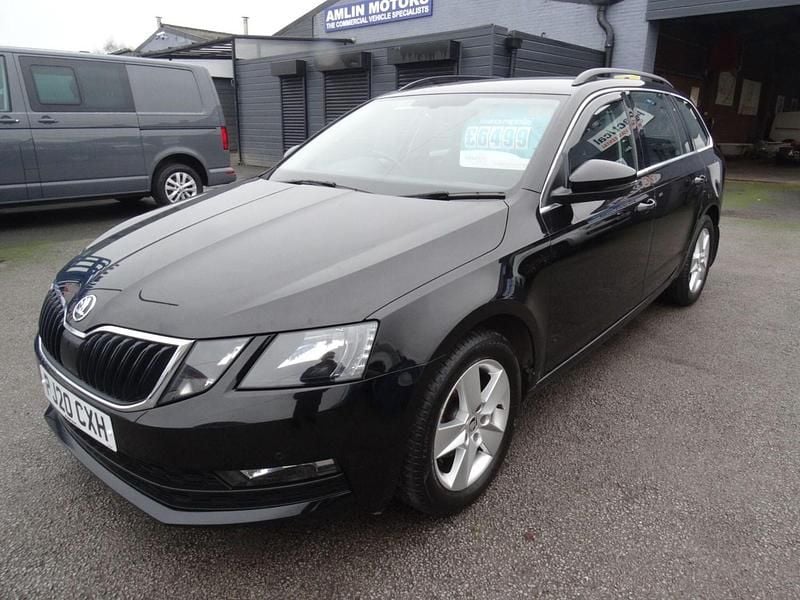 Black Used 2020 Skoda Octavia SE Technology Estate | £6,499 (Super price) - Image 1/4