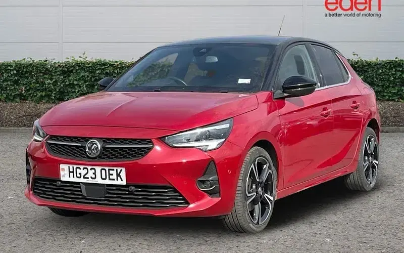 Used Vauxhall Corsa Ultimate 101 HP (74 kW) 2023 Red Hatchback