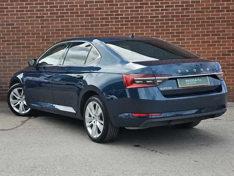 Used Skoda Superb SE L 2020 Blue Hatchback