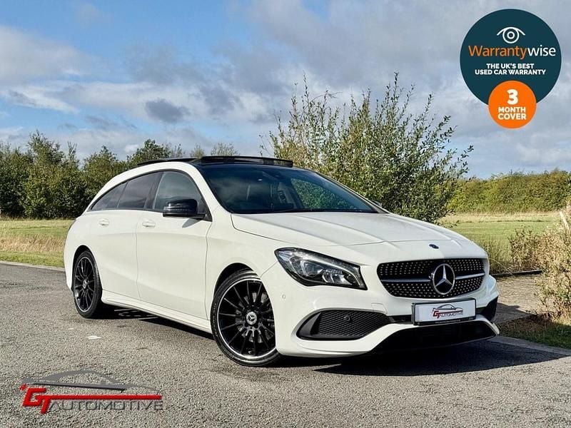 White Used 2017 Mercedes CLA220 Shooting Brake AMG line Estate | £14,750 (Fair price) - Image 1/4