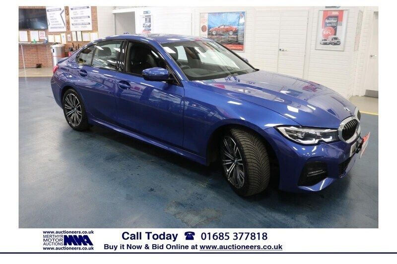 Blue Used 2021 BMW 320 M Sport Sedan | £18,440 (Good price) - Image 1/4