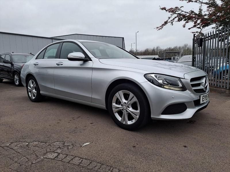 Silver Used 2015 Mercedes C200 Executive Sedan | £7,550 (Fair price) - Image 1/4