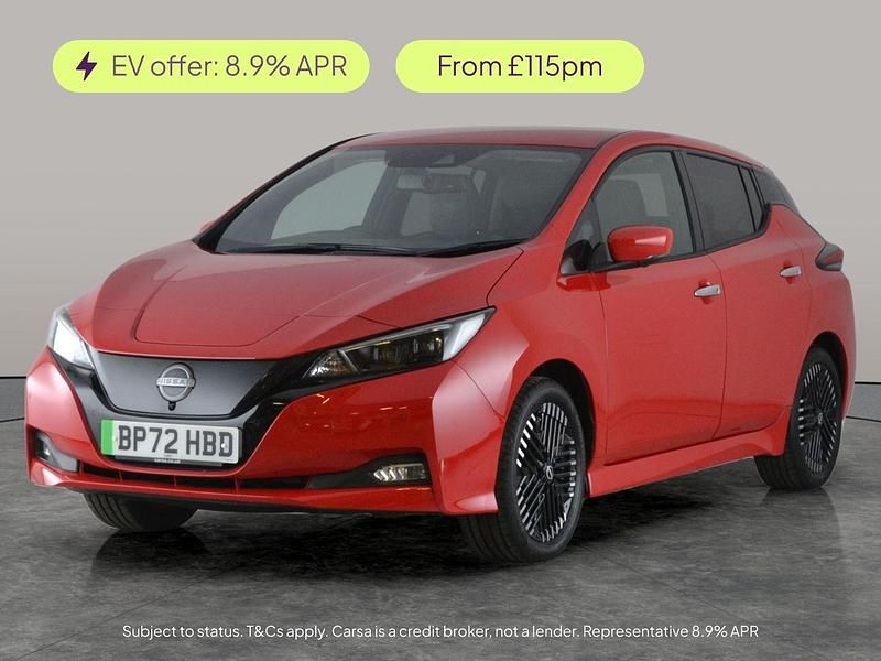 Used Nissan Leaf Tekna 110 kW (150 HP) 2023 Red Hatchback