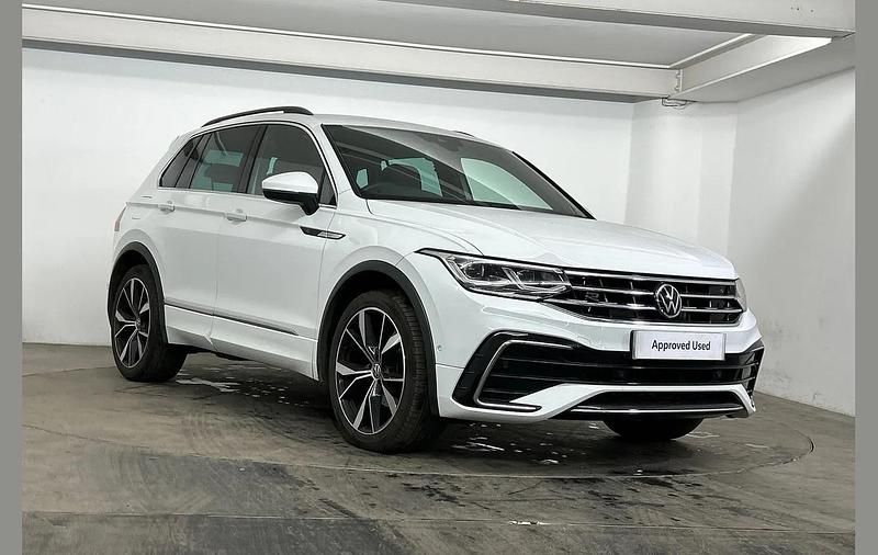 Used VW Tiguan R-line 150 HP (110 kW) 2022 White SUV