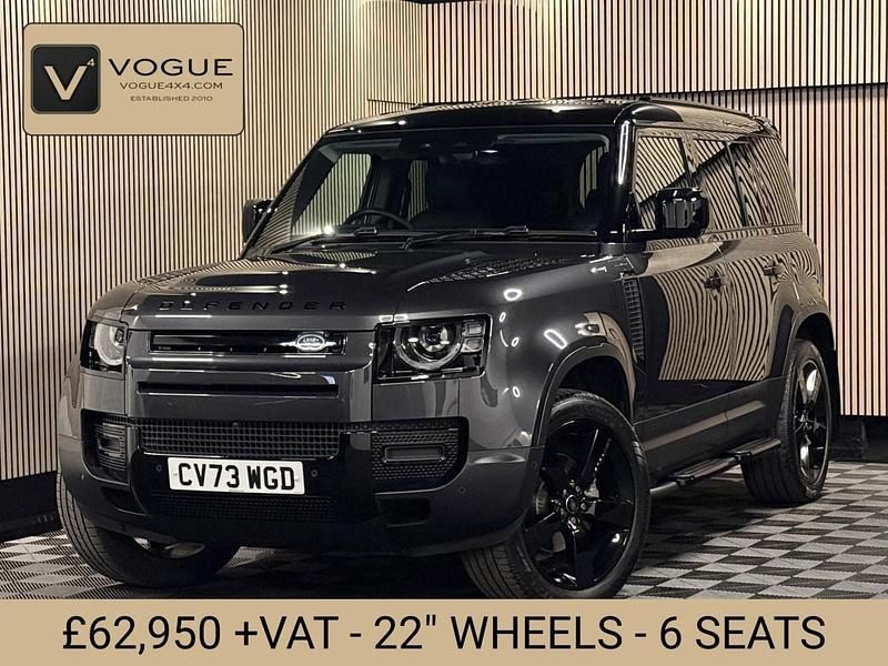 Grey Used 2024 Land Rover Defender SE SUV | £62,950 (Expensive) - Image 1/4