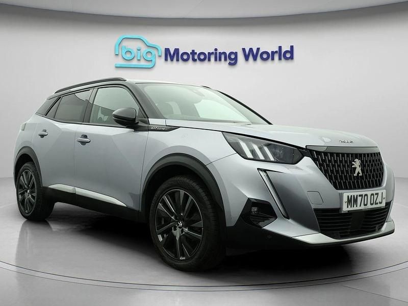 Grey Used 2021 Peugeot 2008 GT-line SUV | £12,600 (Good price) - Image 1/4