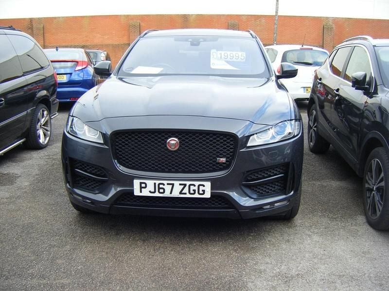 Grey Used 2017 Jaguar F-Pace R-Sport SUV | £19,995 (A bit pricey) - Image 1/4