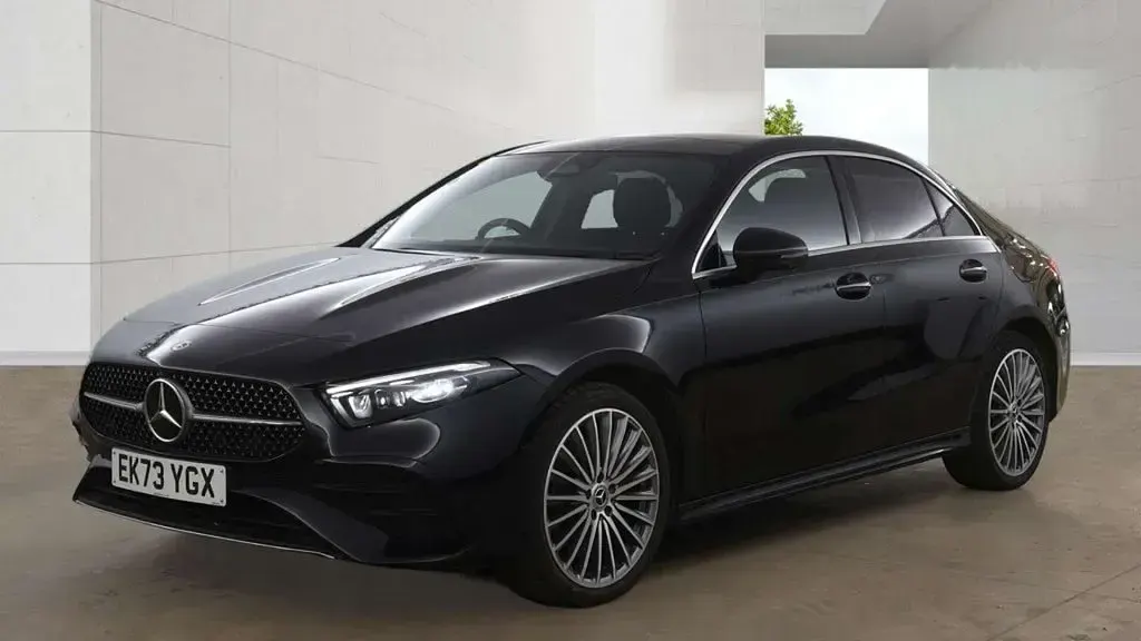 Used Mercedes A250 AMG line 2023 Black Sedan