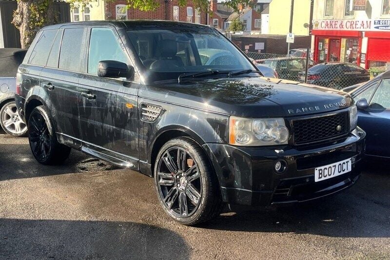 Black Used 2007 Land Rover Range Rover Sport HSE SUV | £1,850 (Good price) - Image 1/1