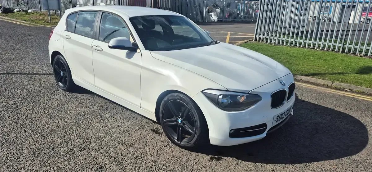 Used BMW 116 Sport Line 114 HP (83 kW) 2013 White Hatchback