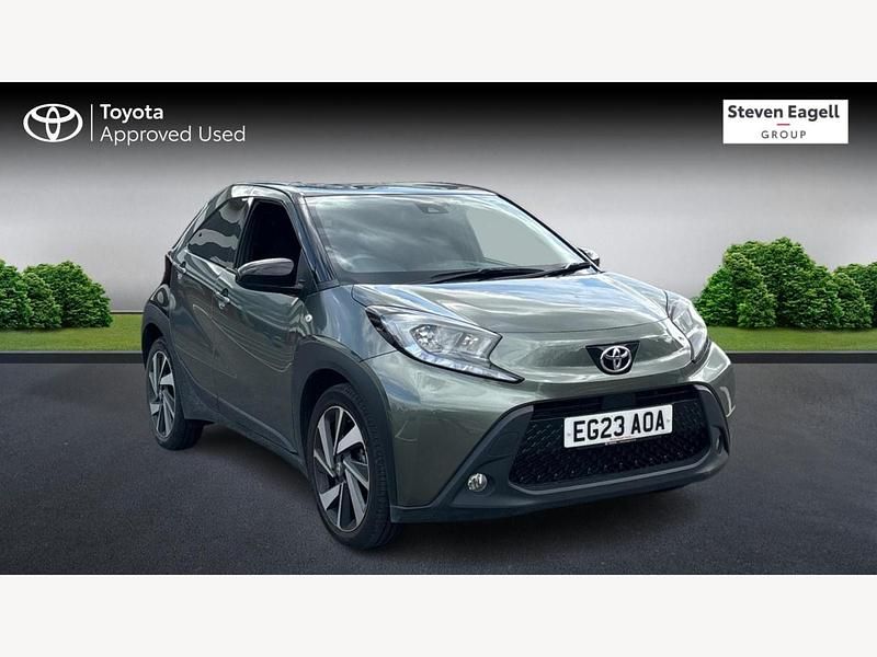 Green Used 2023 Toyota Aygo Hatchback | £14,524 (Fair price) - Image 1/3