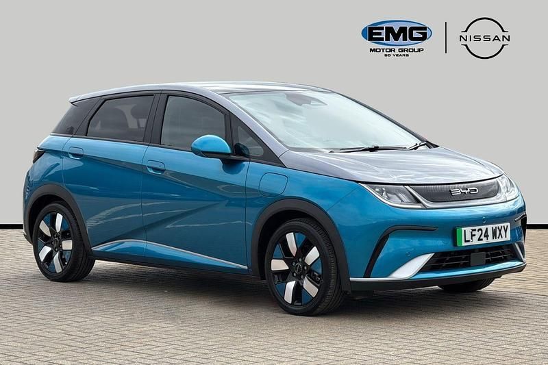 Blue/grey Used 2024 BYD Dolphin Design Hatchback | £20,995 (Expensive) - Image 1/3