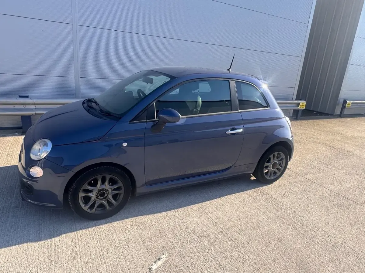 Used Fiat 500 S 69 HP (50 kW) 2014 Blue Hatchback