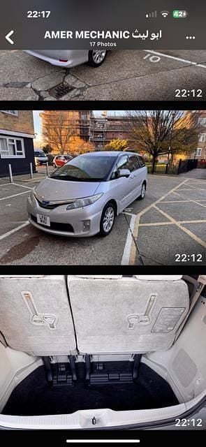 Used Toyota Estima Hybrid 2019 Silver MPV