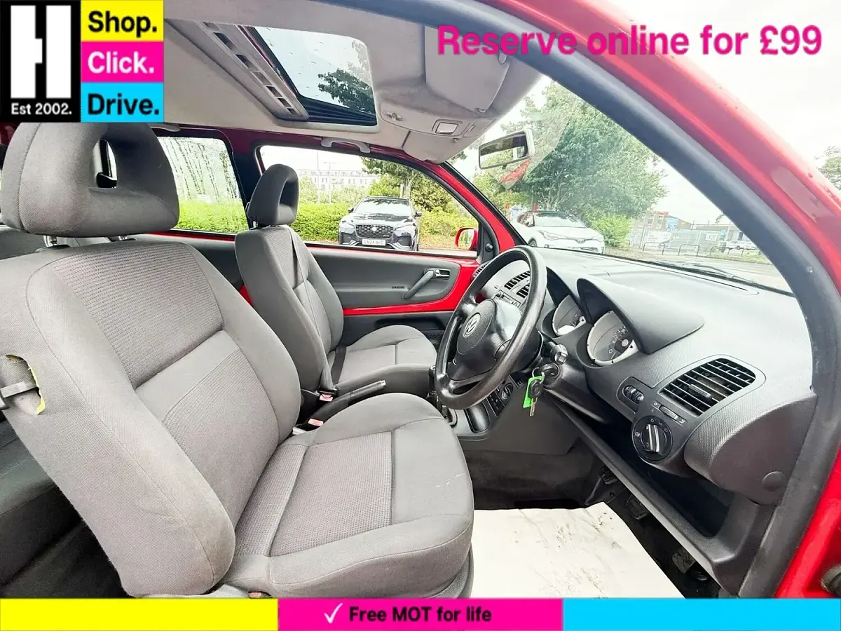 Used VW Lupo S 75 HP (55 kW) 2004 Red Hatchback