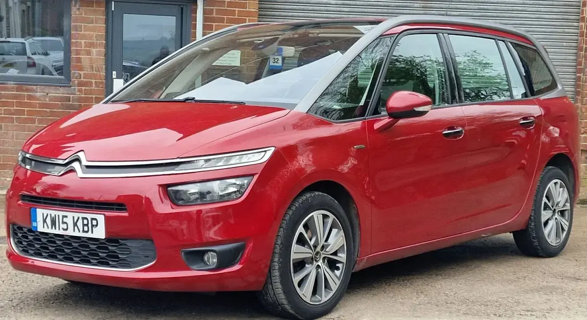 Używany Citroën Grand C4 Picasso Exclusive 2015 Czerwony Minivan