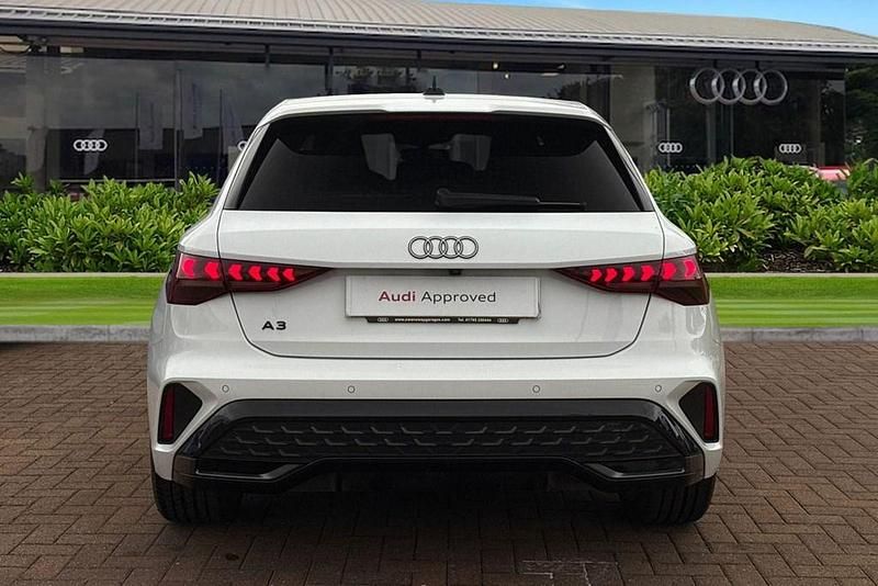 Used Audi A3 S-Line 116 HP (85 kW) 2025 White Hatchback