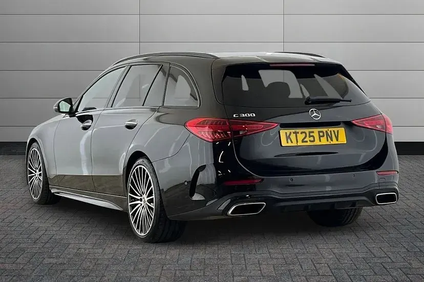 Used Mercedes C300 AMG Line Premium Plus 274 HP (201 kW) 2025 Obsidian black Estate
